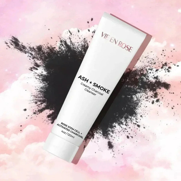 Vie en Rose Ash + Smoke Creamy Charcoal Cleanser NEW - Picture 2 of 2